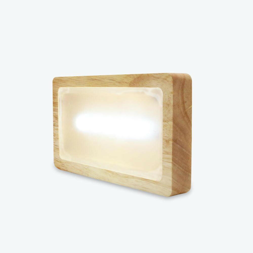 Dimming LED Base for Crystal Display Glass Art Wood Rectangle 6